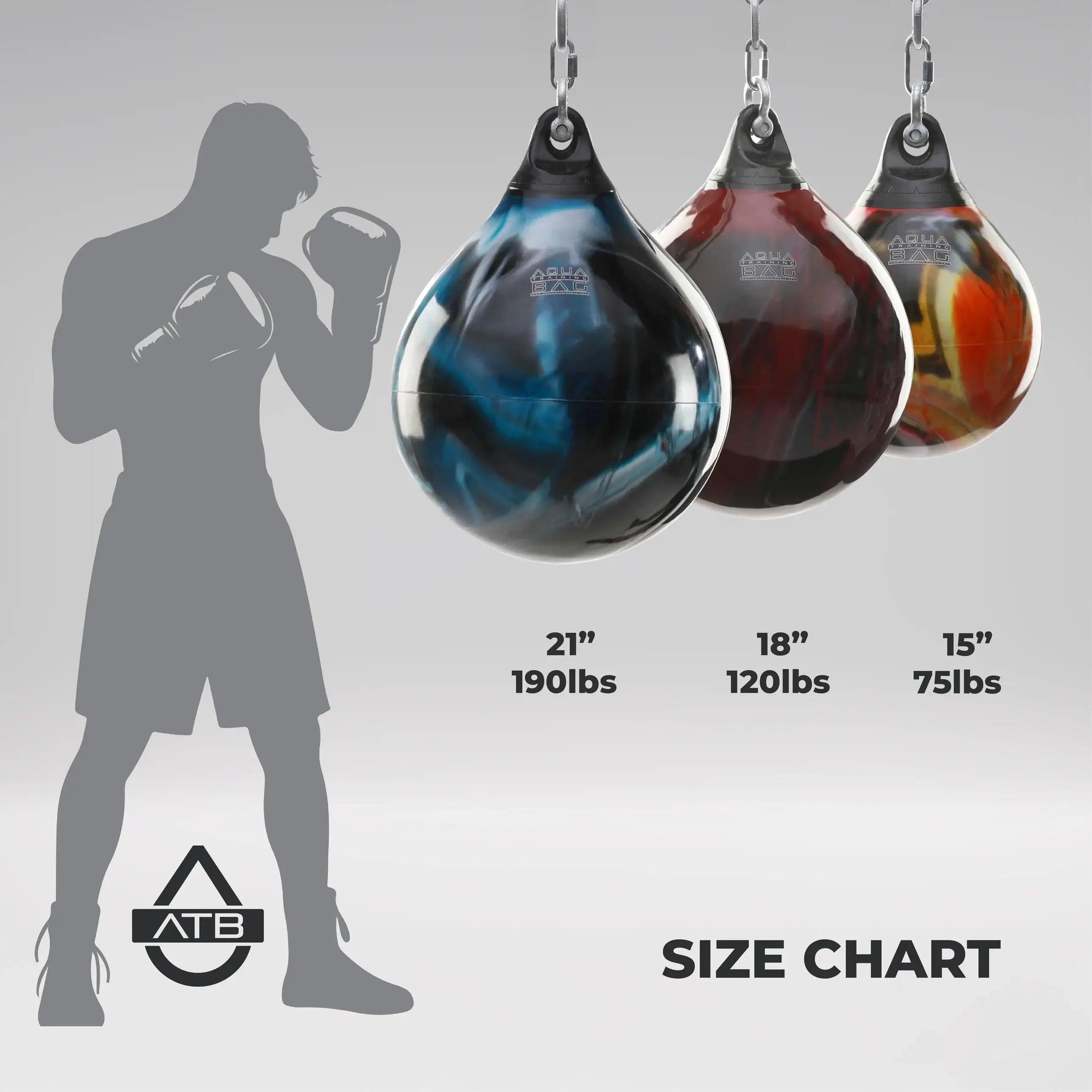 Aqua Punching Bag - 75lb, 15 pulgadas